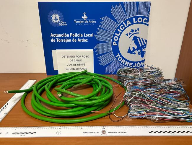 Material incautado en una de las intervenciones de la operación “Cobreti”