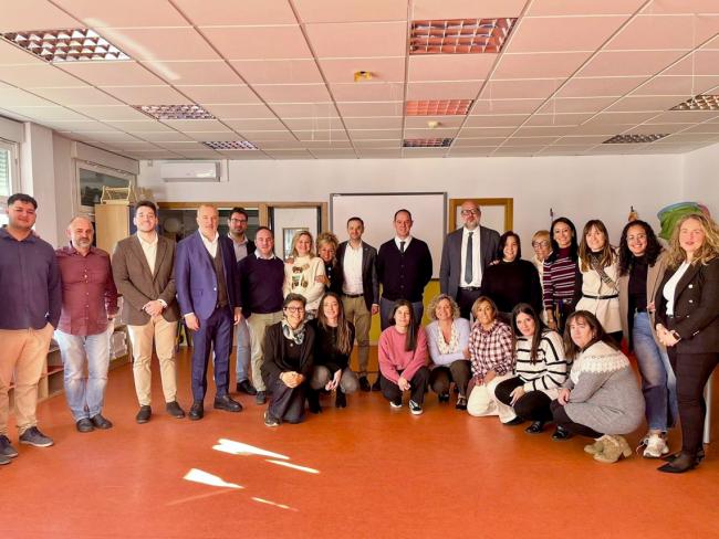 Hoy han realizado una visita a la escuela infantil Juan Sin Miedo