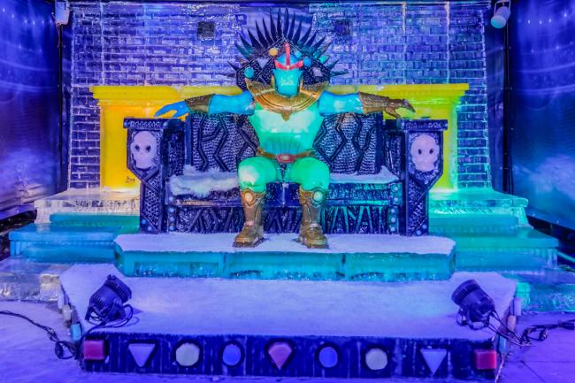 Ice Festival, la mayor exposición de figuras de hielo de Europa