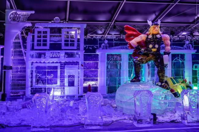Ice Festival, la mayor exposición de figuras de hielo de Europa