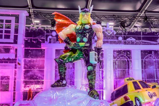 Ice Festival, la mayor exposición de figuras de hielo de Europa