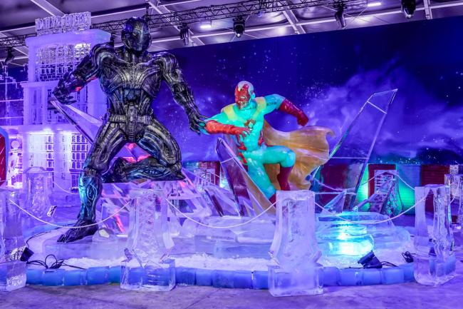 Ice Festival, la mayor exposición de figuras de hielo de Europa