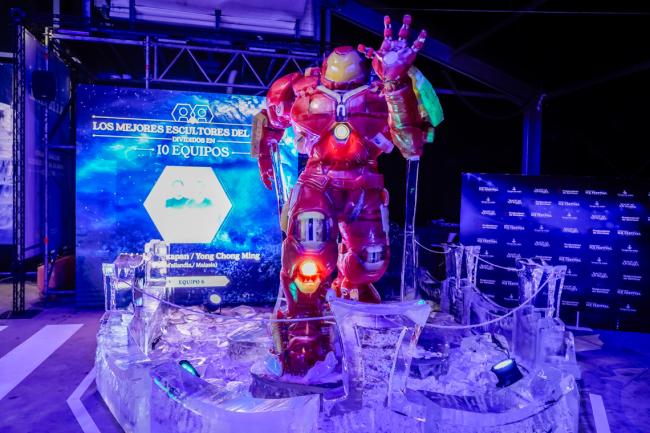 Ice Festival, la mayor exposición de figuras de hielo de Europa