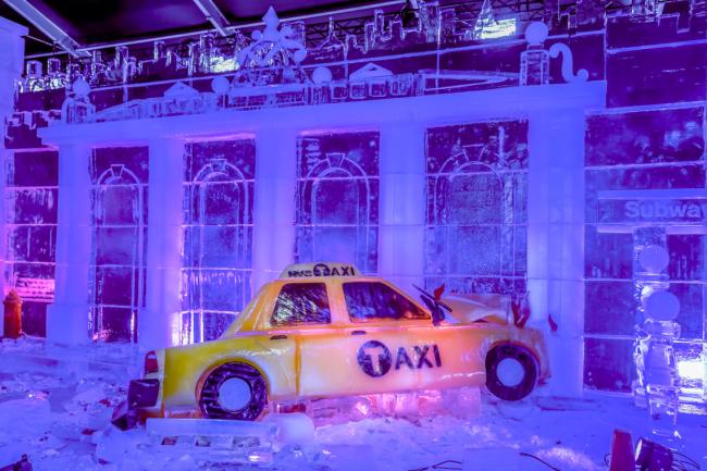 Ice Festival, la mayor exposición de figuras de hielo de Europa
