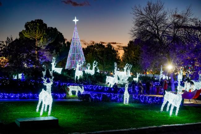 El Parque de la Navidad de España, un espacio lleno de luz para disfrutar en familia