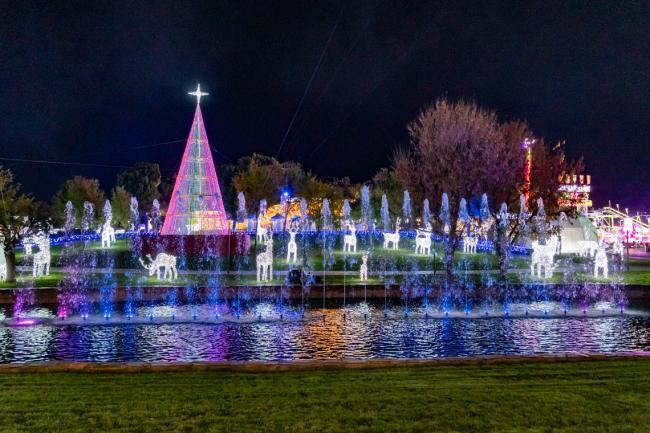 El Parque de la Navidad de España, un espacio lleno de luz para disfrutar en familia