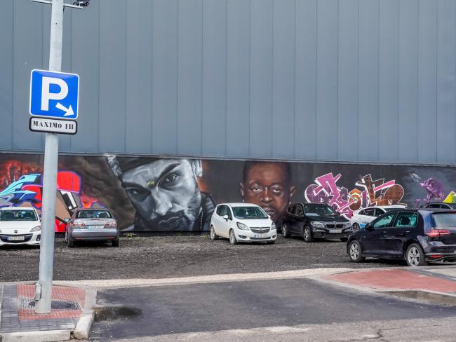 Imagen del estacionamiento de la calle Orfebrería con 20 plazas de aparcamiento
