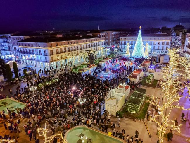 Acto de inauguración de la Plaza de los Guachis-Plaza Mayor