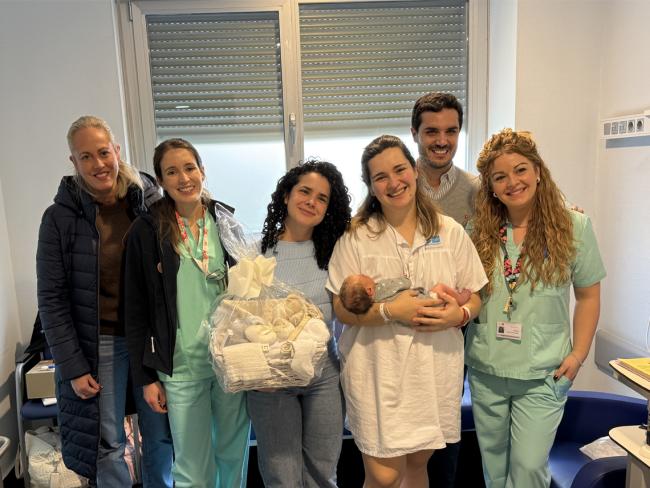 Henar ha sido el primer bebé nacido en el Hospital público de Torrejón de Ardoz de este nuevo año 2026