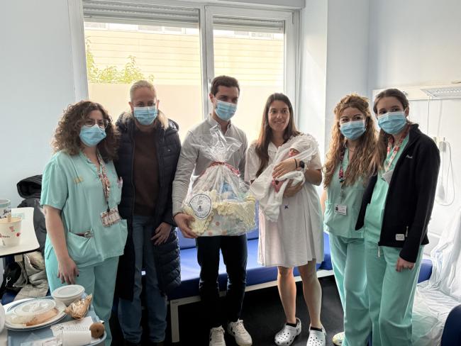 Iria fue el segundo bebé de este nuevo año 2026 nacido en el Hospital público de Torrejón de Ardoz