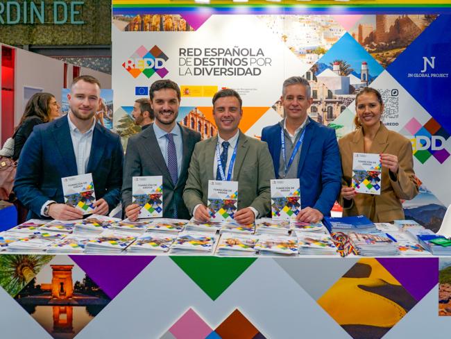 Torrejón de Ardoz también estuvo presente en el stand de la Red Española de Destinos por la Diversidad, de la que forma parte