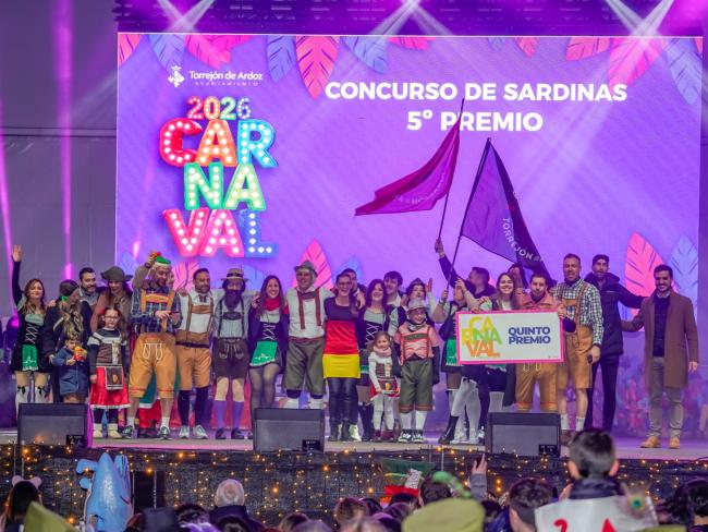 Carnaval 2026 Torrejón de Ardoz - Concurso Sardinas 5º Premio