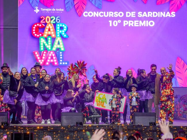 Carnaval 2026 Torrejón de Ardoz - Concurso Sardinas 10º Premio