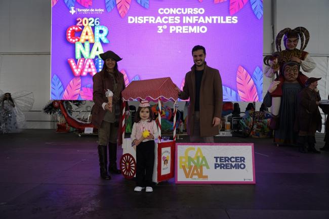  Carnaval 2026 Torrejón de Ardoz - Concurso Infantil 3º Premio