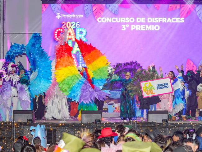 Carnaval 2026 Torrejón de Ardoz - Concurso Disfraces 3º Premio