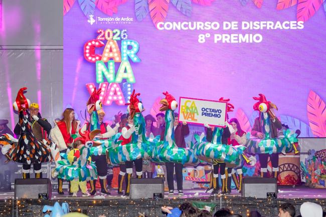 Carnaval 2026 Torrejón de Ardoz - Concurso Disfraces 8º Premio