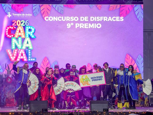 Carnaval 2026 Torrejón de Ardoz - Concurso Disfraces 9º Premio