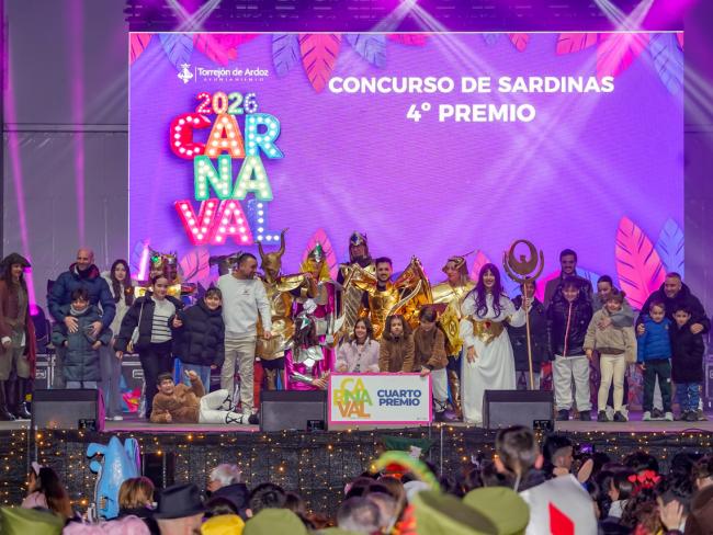 Carnaval 2026 Torrejón de Ardoz - Concurso Sardinas 4º Premio
