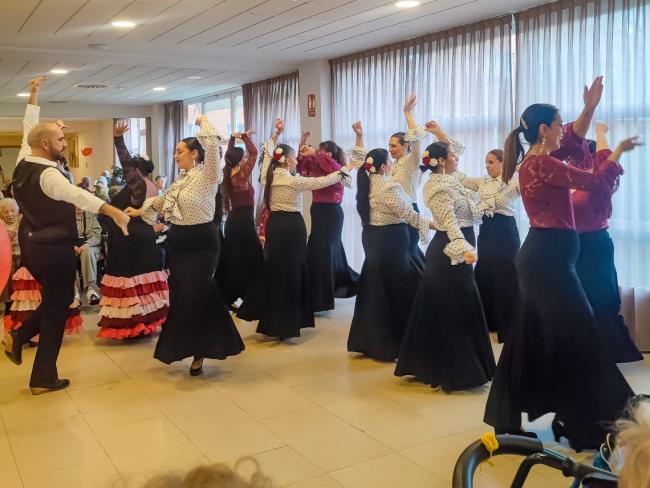 Una de las actuaciones de flamenco con las que contó el programa organizado