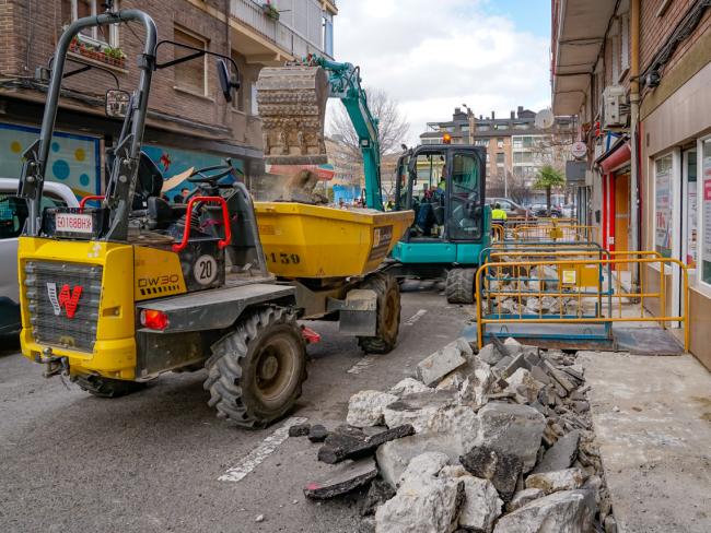Las obras marchan según lo previsto a pesar de las intensas lluvias de las últimas semanas
