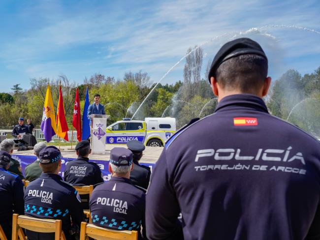 El alcalde, Alejandro Navarro, inaugurando las jornadas en Parque Europa