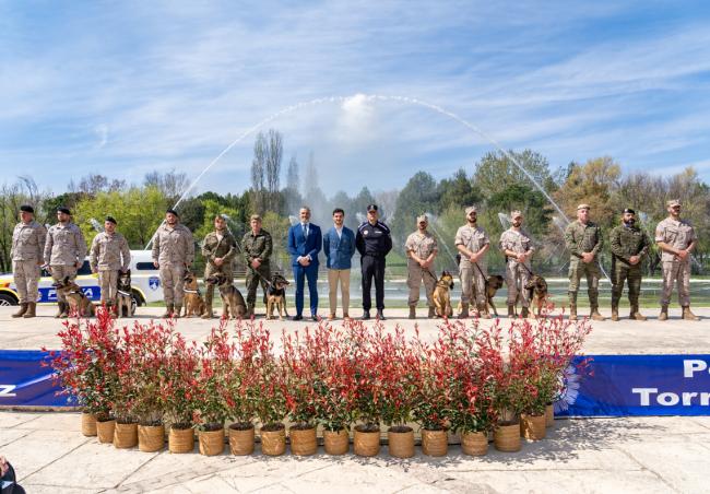 Las I Jornadas Policiales y Militares de Guías Caninos de España cuenta con la participación de unidades policiales y militares