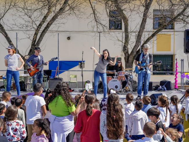 Un momento de la actuación de EDUCAPOP