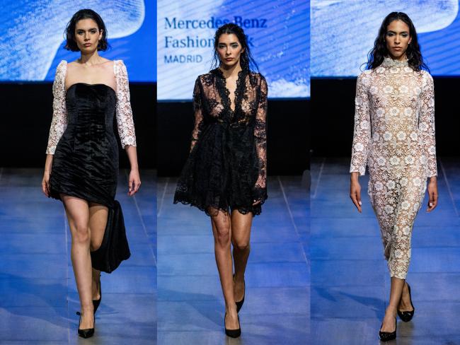 Los tres diseños presentados por María Dóniga Martínez