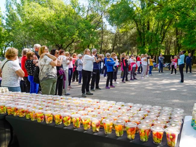 Desayuno saludable y gimnasia en el Parque Las Veredillas