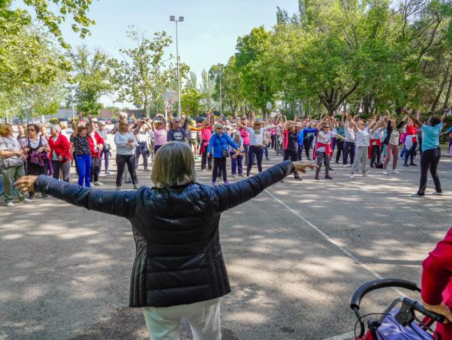 Gimnasia en el Parque Las Veredillas