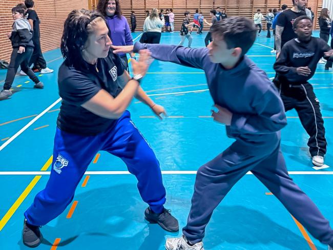 Además, una de las figuras españolas más destacadas del boxeo, realizó una demostración de su disciplina
