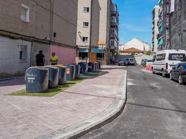 Las obras se encuentran muy avanzadas, siendo ya el tercer barrio tradicional en el que invierte el Ayuntamiento de Torrejón de Ardoz