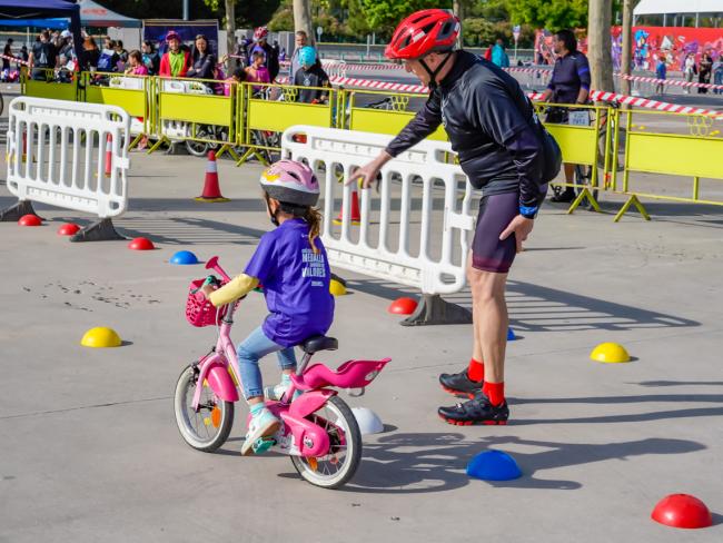 Además, los más pequeños también pudieron disfrutar de un circuito infantil especialmente diseñado para ellos