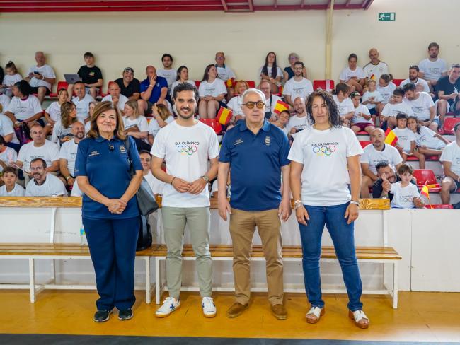 De izquierda a derecha: María Dolores García Mascarell, Alejandro Navarro, Alejandro Blanco y Miriam Gutiérrez