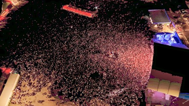 Imagen aérea del Recinto de Conciertos del Ferial